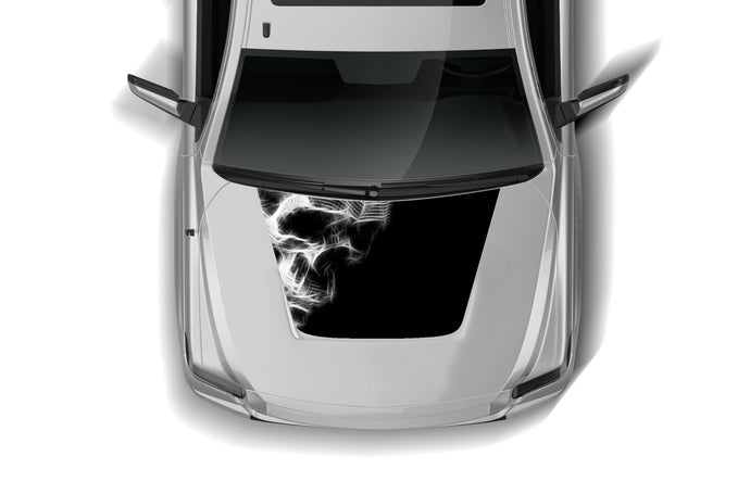 Half Skull Graphics Decal Compatible with Toyota Tundra 2007 - 2021
