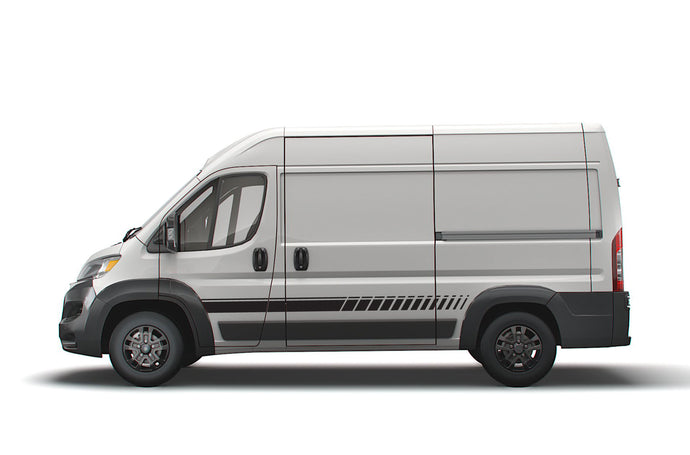 Lower Side Stripes Graphics Decals for Dodge Ram ProMaster