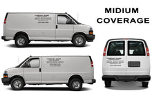 Load image into Gallery viewer, Package of company decals: Vinyl letters compatible with Chevrolet Express