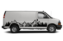 Load image into Gallery viewer, Mountain range Graphics Vinyl Decals Compatible with Chevrolet Express