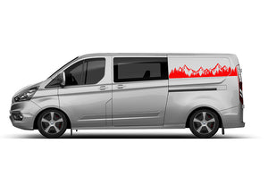 Mountain Trees Graphics Decals Compatible with Ford Transit Custom