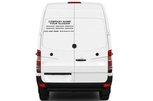 Load image into Gallery viewer, Package company decals Vinyl letters compatible with Mercedes Sprinter