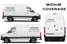 Load image into Gallery viewer, Package company decals Vinyl letters compatible with Mercedes Sprinter