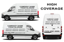 Load image into Gallery viewer, Package company decals Vinyl letters compatible with Mercedes Sprinter