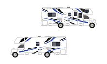Load image into Gallery viewer, Replacement Decals Compatible With Motorhome Class C Thor Freedom Elite 24ft Black-Blue