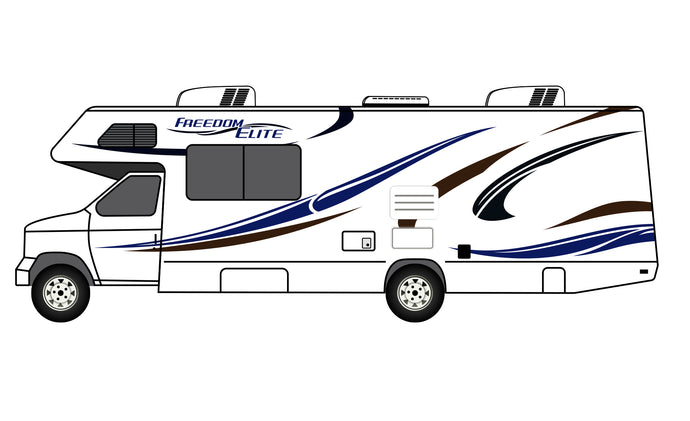 Replacement Decals Compatible with Thor Freedom Elite 22-foot RV