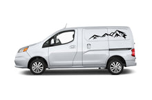 Load image into Gallery viewer, Side Mountain Range Graphics Decals Compatible with Nissan NV200