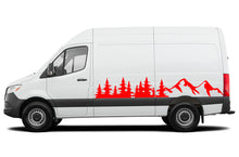 Load image into Gallery viewer, Side Mountain Graphics Decals Compatible with Mercedes Sprinter