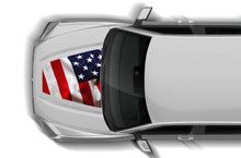 Load image into Gallery viewer, USA Flag Print Hood Graphics Decals for Toyota Tundra 3rd Gen