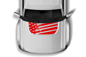 USA Flag Hood Graphics Decal Compatible with Ford Bronco