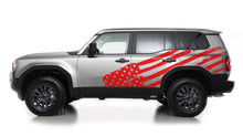 Load image into Gallery viewer, USA Flag Side Graphics Compatible decals for Toyota Land Cruiser