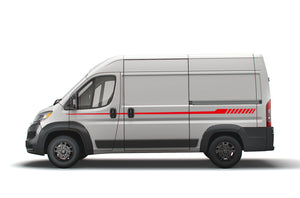 Upper Side Stripes Graphics Decals for Dodge Ram ProMaster