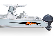 Load image into Gallery viewer, Wave Warden Stripes Decals and Graphics for Center Console Boats