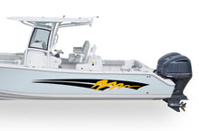 Load image into Gallery viewer, Wave Warden Stripes Decals and Graphics for Center Console Boats