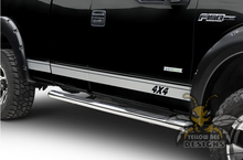 Load image into Gallery viewer, 4X4 Sides decals Graphics Ford F150 Super Crew Cab stripes