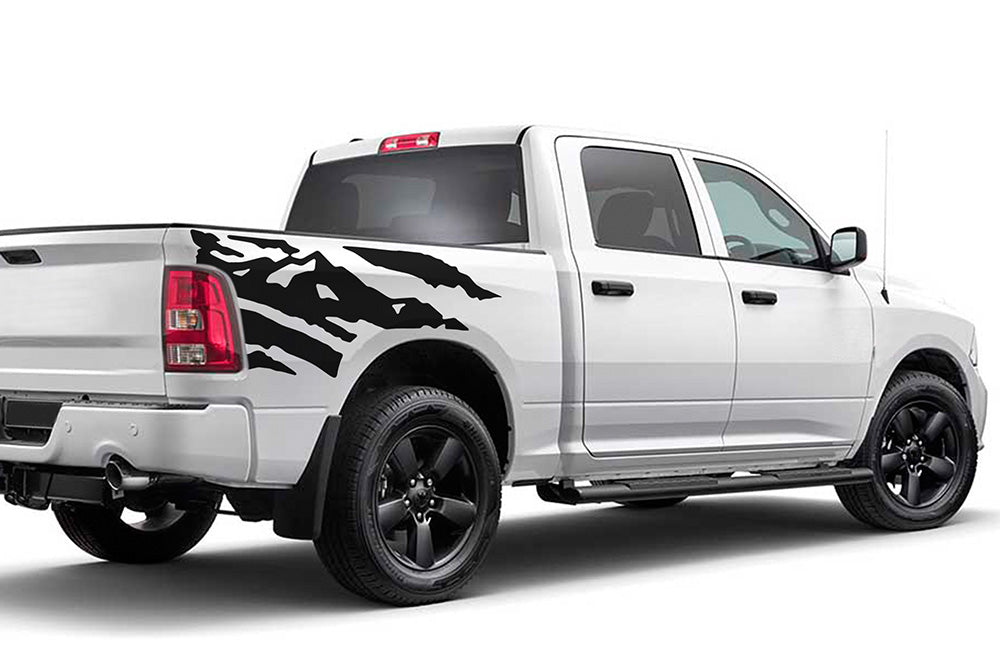 Side Mountains Graphics  Vinyl Decals for Dodge Ram