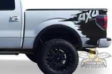 Load image into Gallery viewer, 4x4 Graphics Stripes Bed Decals Ford F150 Super Crew Cab, vinyl 2019, 2020, 2021