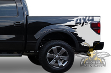 Load image into Gallery viewer, 4x4 Graphics Stripes Bed Decals Ford F150 Super Crew Cab, vinyl 2019, 2020, 2021