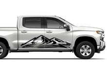 Load image into Gallery viewer, Adventure Mountain Side Graphics Vinyl Decals for Chevrolet Silverado