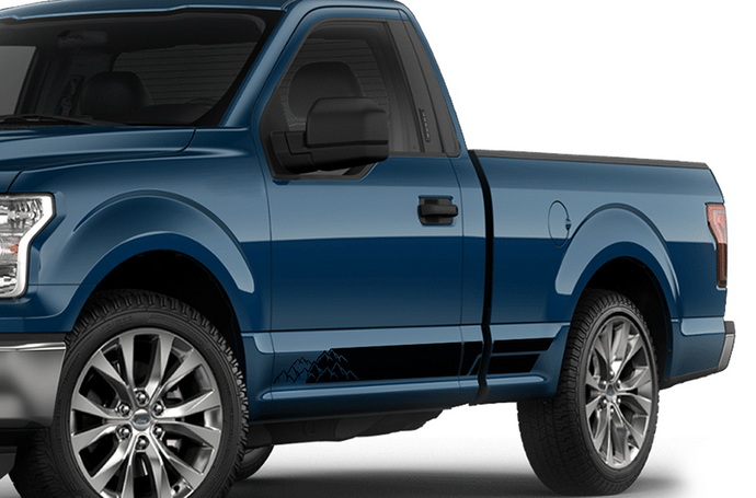 Ford F150 Decals Rocker Side Stripes Graphics Compatible With F150