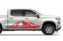 Load image into Gallery viewer, Adventure Mountain Side Graphics Vinyl Decals for Chevrolet Silverado