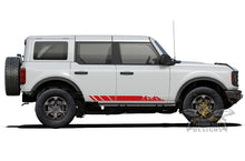 Load image into Gallery viewer, Adventure Mountain Side Stripes Graphics Vinyl Decals Compatible with Ford Bronco