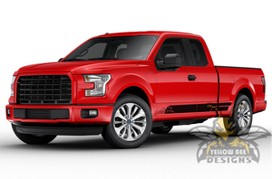 Adventure Stripes Graphics decals for Ford F150 Super Crew Cab 6.5''