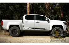 Load image into Gallery viewer, Adventure Mountains Side Stripes Graphics Vinyl Decals Compatible with Chevrolet Colorado Crew Cab