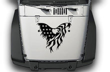 Load image into Gallery viewer, American Eagle JK Wrangler Hood Stickers Decals Compatible with Jeep