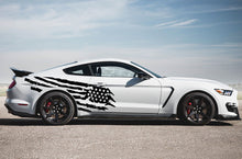 Load image into Gallery viewer, American Flag  Side Decals Graphics Vinyl Stickers Compatible with Ford Mustang