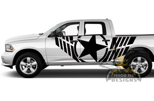 Avenger Star Graphics Kit Vinyl Decal Compatible with Dodge Ram 1500, 2500, 3500