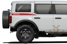 Load image into Gallery viewer, Back Side Hash Stripes Graphics Vinyl Decals for Ford bronco
