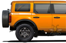 Load image into Gallery viewer, Back Side Hash Stripes Graphics Vinyl Decals for Ford bronco