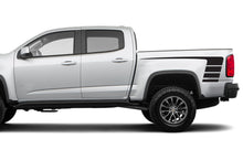 Load image into Gallery viewer, Bed Hockey Stripes Graphics Vinyl Decals Compatible with Chevrolet Colorado Crew Cab