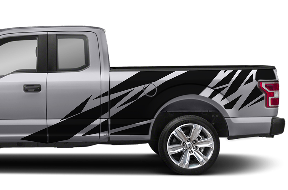 Bed Patterns Graphics decals for Ford F150 Super Crew Cab 6.5''