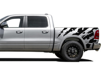 Load image into Gallery viewer, Bed Shred Decals Graphics Kit Vinyl Decal Compatible with Dodge Ram Crew Cab 1500