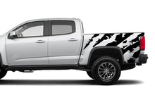 Load image into Gallery viewer, Bed Side Scratches Graphics Vinyl Decals Compatible with Chevrolet Colorado Crew Cab