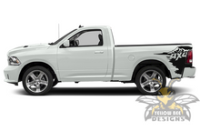 Load image into Gallery viewer, Bed 4x4 Graphics Vinyl Decals Compatible with Dodge Ram Regular Cab 1500