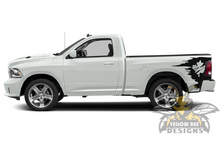 Load image into Gallery viewer, Bed Canada Flag Graphics Vinyl Decals Compatible with Dodge Ram Regular Cab 1500