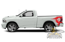 Load image into Gallery viewer, Bed Canada Flag Graphics Vinyl Decals Compatible with Dodge Ram Regular Cab 1500