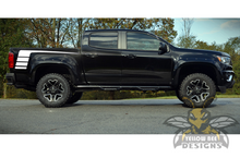 Load image into Gallery viewer, Bed Hockey Stripes Graphics vinyl for decals for chevy colorado