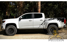 Load image into Gallery viewer, Bed Mud Splash Graphics vinyl for decals for chevy colorado