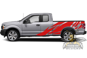 Bed Patterns Graphics decals for Ford F150 Super Crew Cab 6.5''