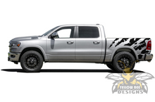 Load image into Gallery viewer, Bed Shred Decals Graphics Kit Vinyl Decal Compatible with Dodge Ram Crew Cab 1500, 2017, 2018,2019