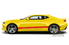 Load image into Gallery viewer, Decals for Chevrolet Camaro Belt Duple Lower Side Stripes Graphics