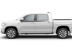 Belt Hash Stripes Graphics Vinyl Decals for Toyota Tundra
