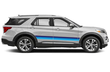 Load image into Gallery viewer, Belt Stripes Blue Shades Graphics For Ford Explorer decals
