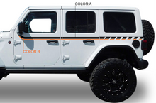 Load image into Gallery viewer, Belt Line Graphics two colors Vinyl Decal Compatible with Jeep JL Wrangler