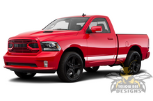 Load image into Gallery viewer, Belt Side Stripes Graphics Decals for Dodge Ram 1500 stickers 