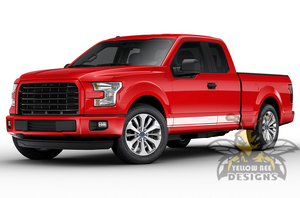 Belt Stripes Graphics decals for Ford F150 Super Crew Cab 6.5''